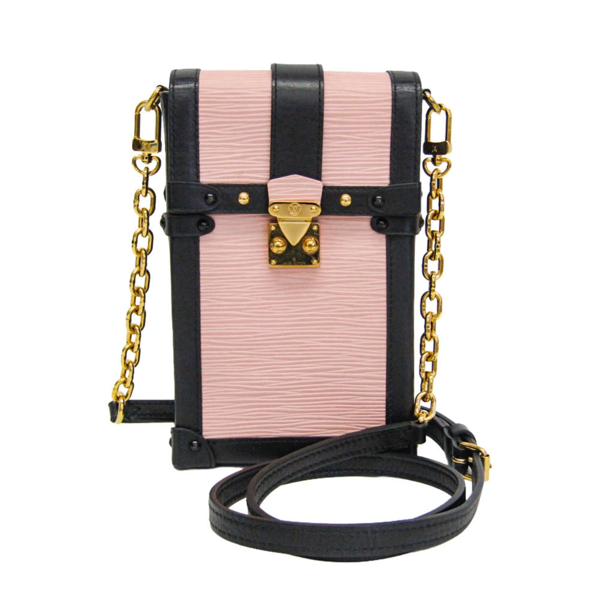 Louis Vuitton Vertical Trunk Pochette Epi Leather Black Leather Clutche & Pouche Bag (Pre-Owned)