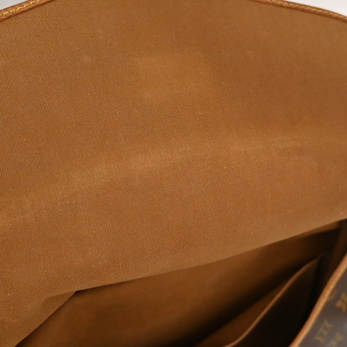 Louis Vuitton Saumur Monogram Canvas Brown Canvas Shoulder Bag Bag (Pre-Owned)