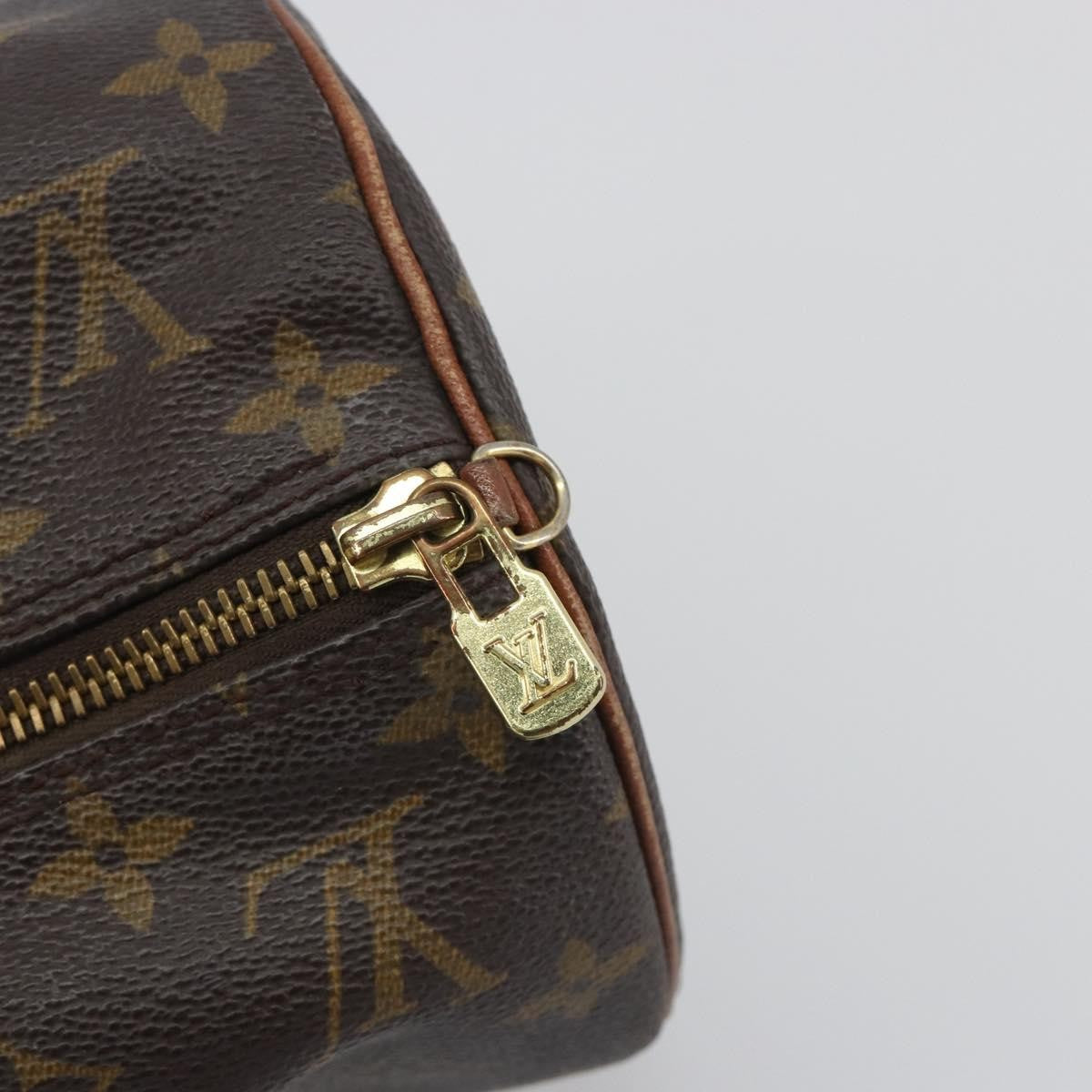 Louis Vuitton Papillon Monogram Brown Canvas Handbag (Pre-Owned)