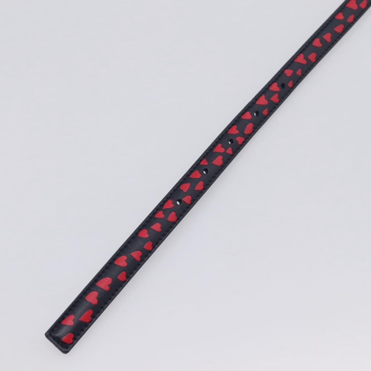 Christian Dior Vintage Belt Canvas Black Leather Belts Accessory (Pre-Owned)