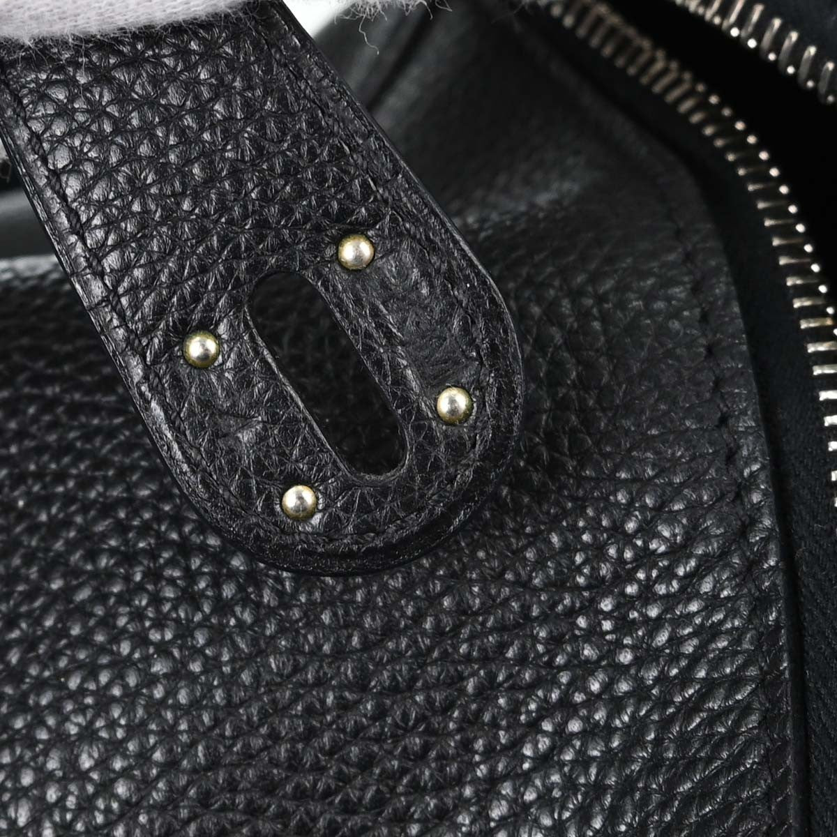 Hermes Lindy Clemence Black Leather Shoulder Bag Bag (Pre-Owned)