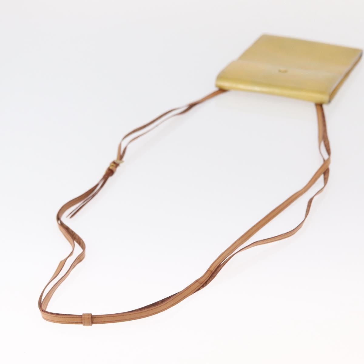Louis Vuitton Mott Monogram Vernis Beige Patent_Leather Clutche & Pouche Bag (Pre-Owned)