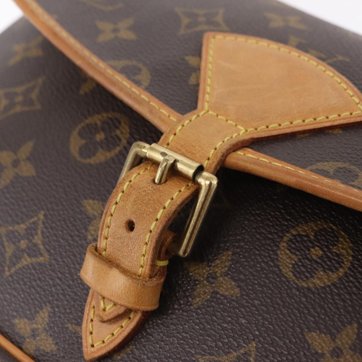 Louis Vuitton Sologne Monogram Canvas Brown Canvas Handbag (Pre-Owned)