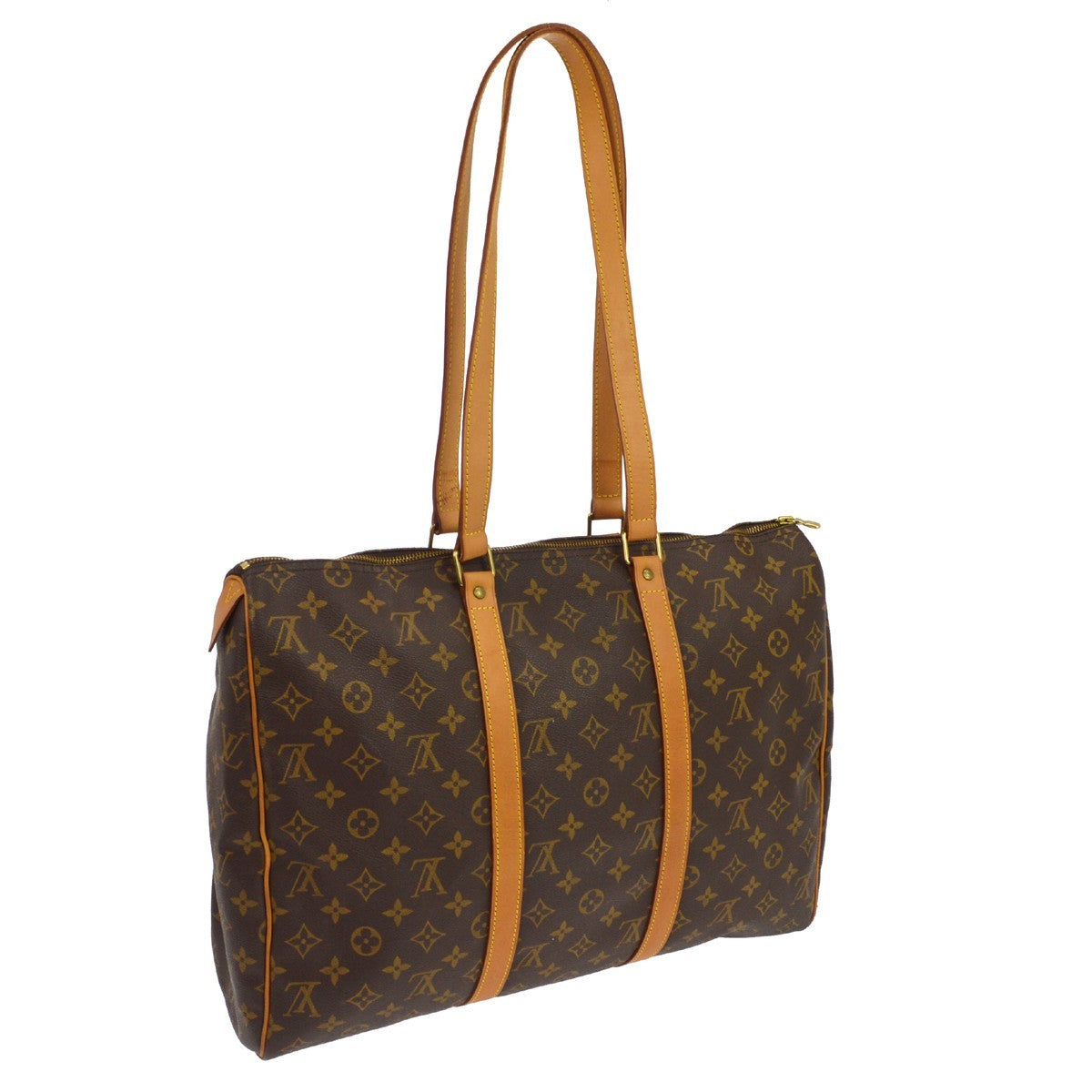 Louis Vuitton Flanerie Monogram Canvas Brown Canvas Handbag (Pre-Owned)