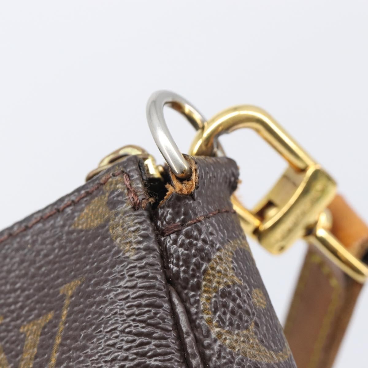 Louis Vuitton Pochette Accessoires Nm Monogram Canvas Brown Canvas Clutche & Pouche Bag (Pre-Owned)