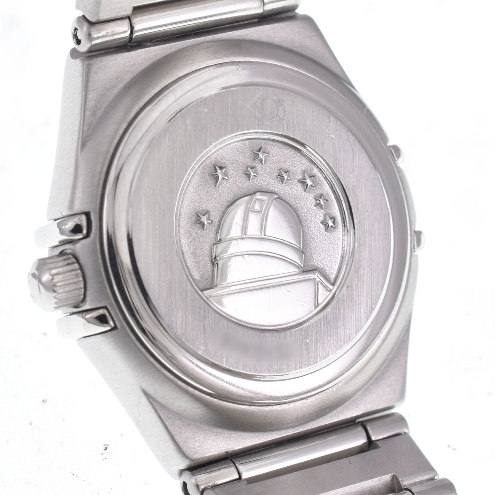 Omega Constellation Quartz Stainless Steel With Diamond Bezel And Markers Watch (Pre-Owned)