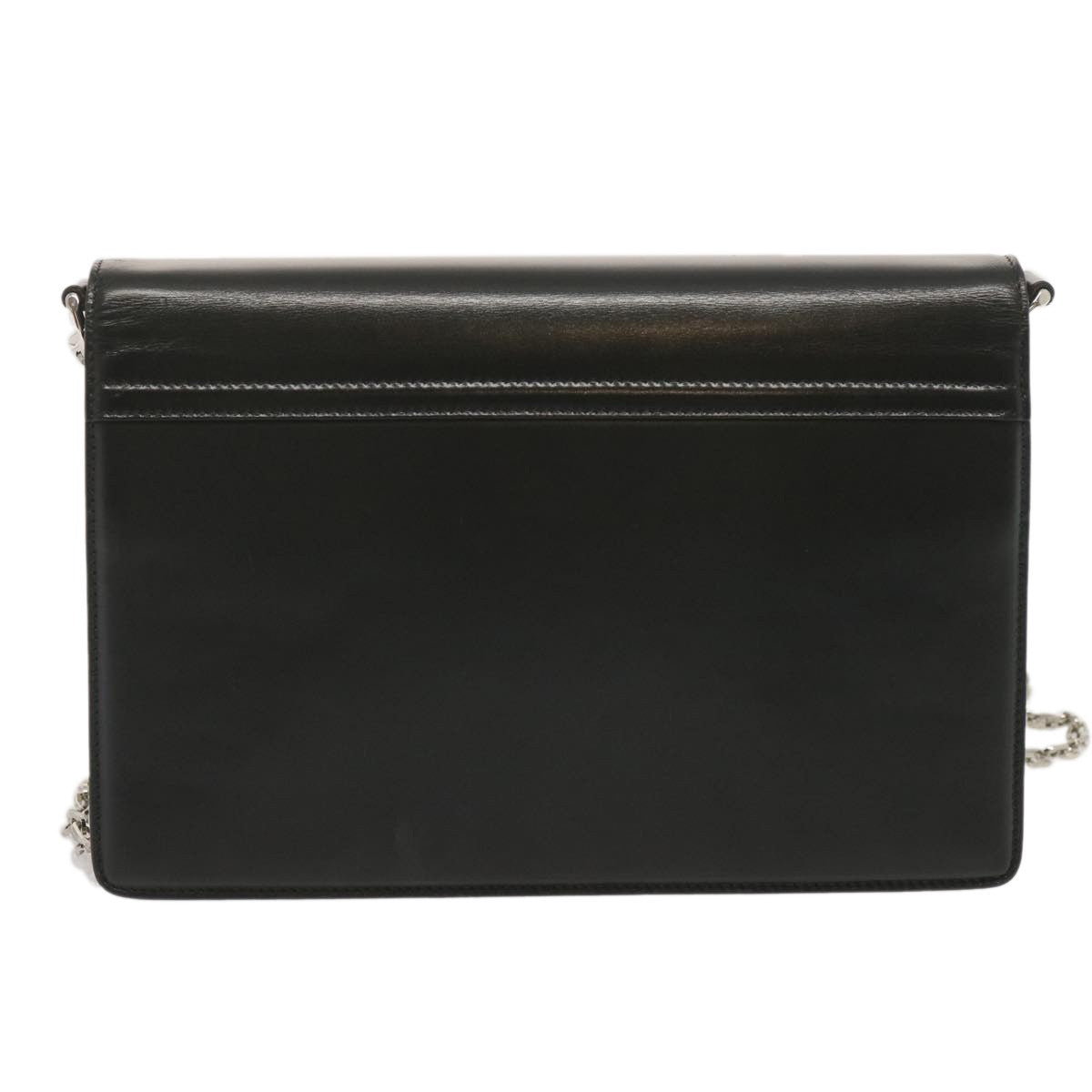 Givenchy 4G Shoulder Bag Leather Black Leather Shoulder Bag Bag (Pre-Owned)