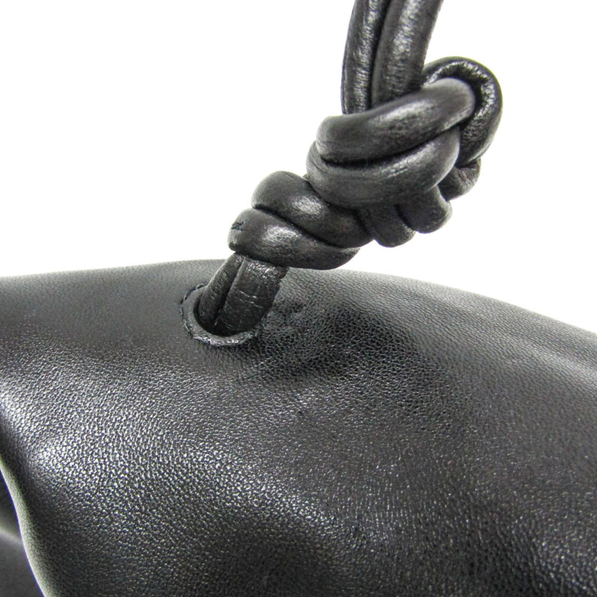 Bottega Veneta Bv Trine Fold Clutch Leather Black Leather Clutche & Pouche Bag (Pre-Owned)