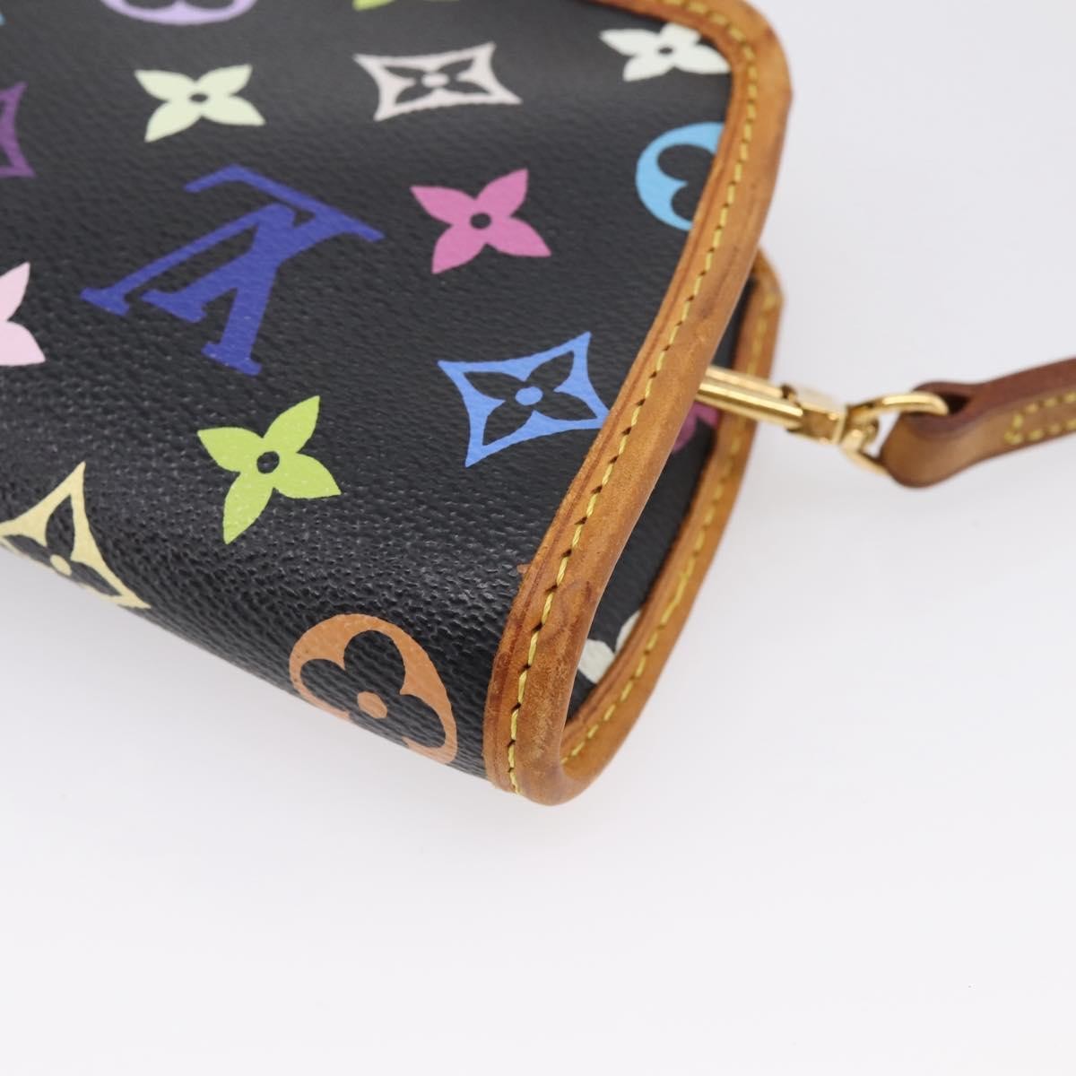 Louis Vuitton Shirley Monogram Multicolor Black Canvas Handbag (Pre-Owned)