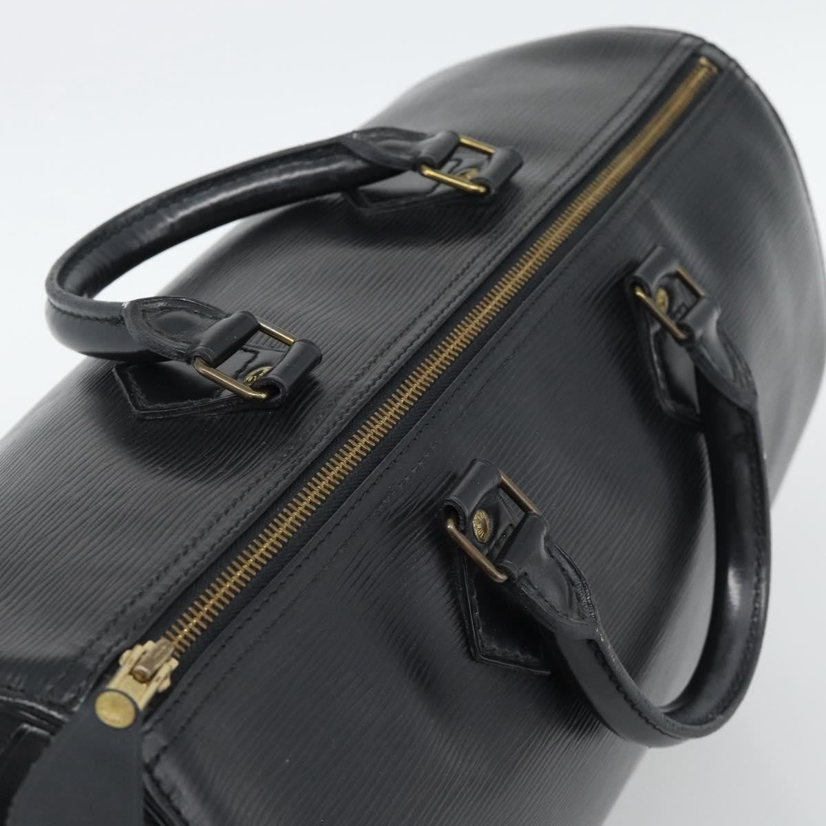 Louis Vuitton Speedy Epi Black Leather Handbag (Pre-Owned)