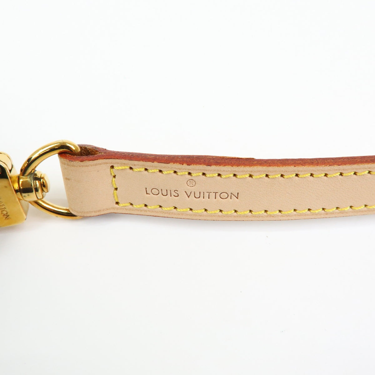 Louis Vuitton Croisette Shoulder Strap Leather Beige Leather Straps Accessory (Pre-Owned)