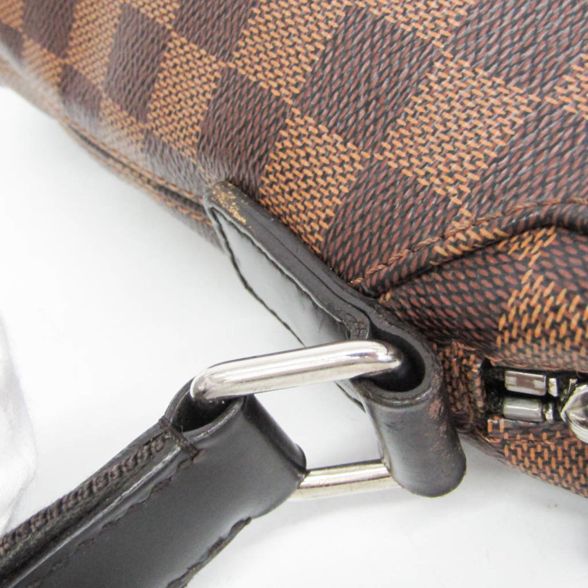 Louis Vuitton Jake Messenger Damier Brown Canvas Handbag (Pre-Owned)