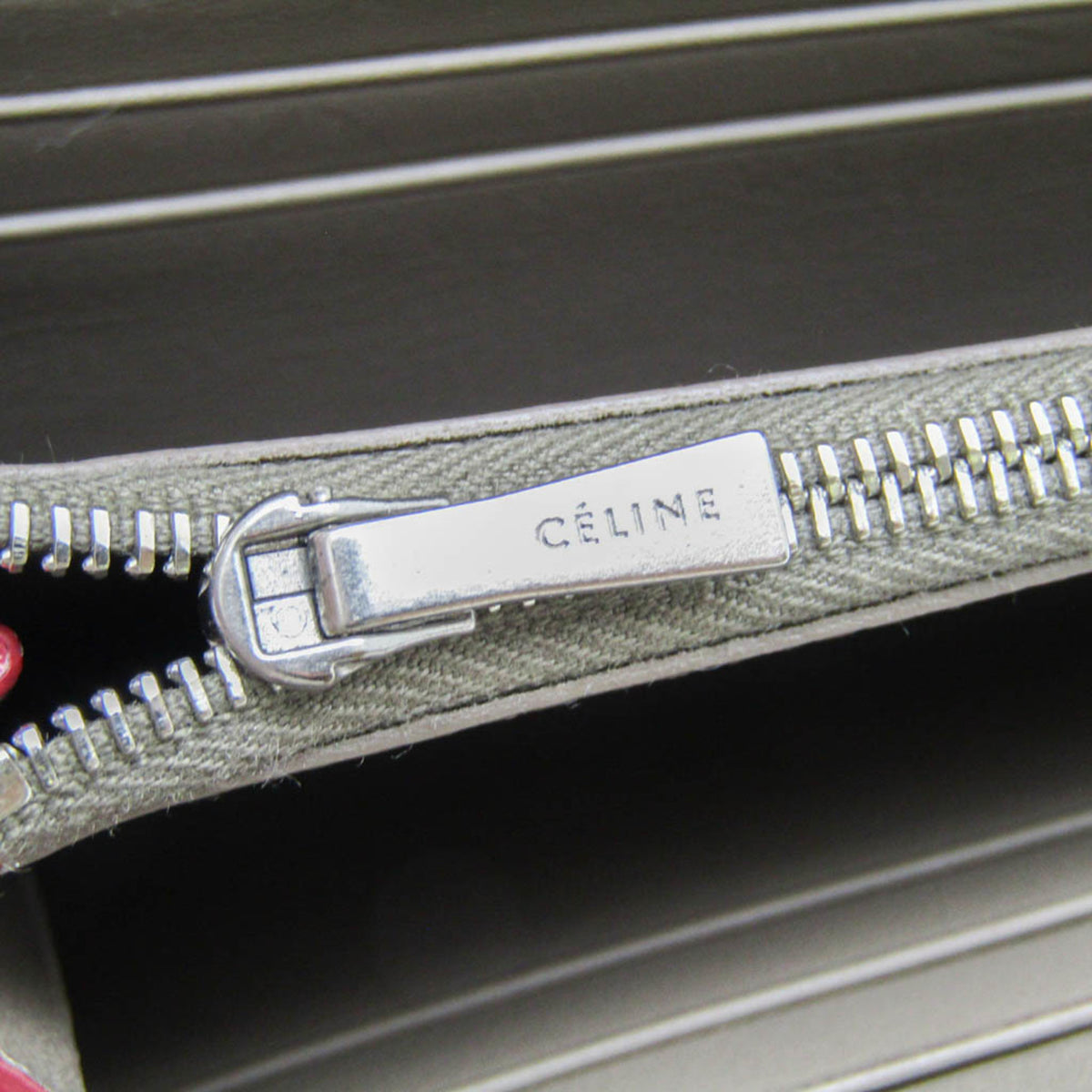 Celine Multifunction Flap Leather Pink Leather Wallets Accessory (Pre-Owned)