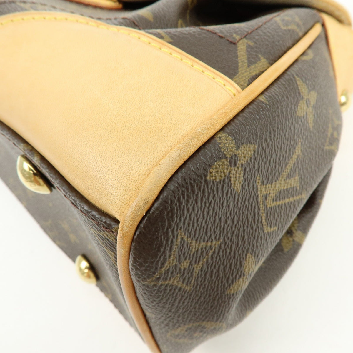 Louis Vuitton Beverly Monogram Canvas Brown Canvas Handbag (Pre-Owned)