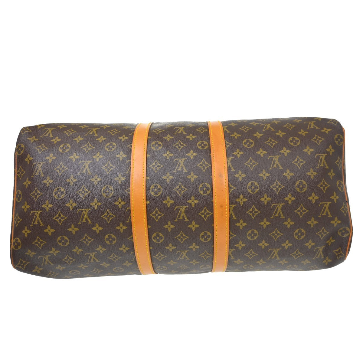 Louis Vuitton Keepall Monogram Canvas Brown Canvas Travel Bag Bag (Pre-Owned)
