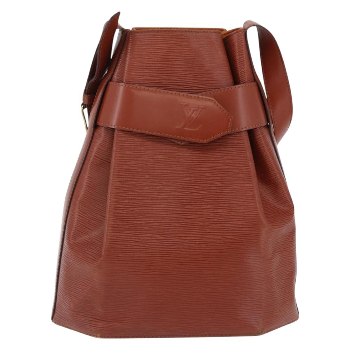 Louis Vuitton Vintage Sac D'epaule Epi Leather Brown Leather Shoulder Bag Bag (Pre-Owned)
