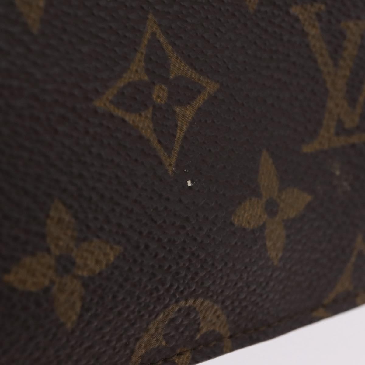 Louis Vuitton Passport Cover Monogram Canvas Brown Canvas Briefcase Bag (Pre-Owned)