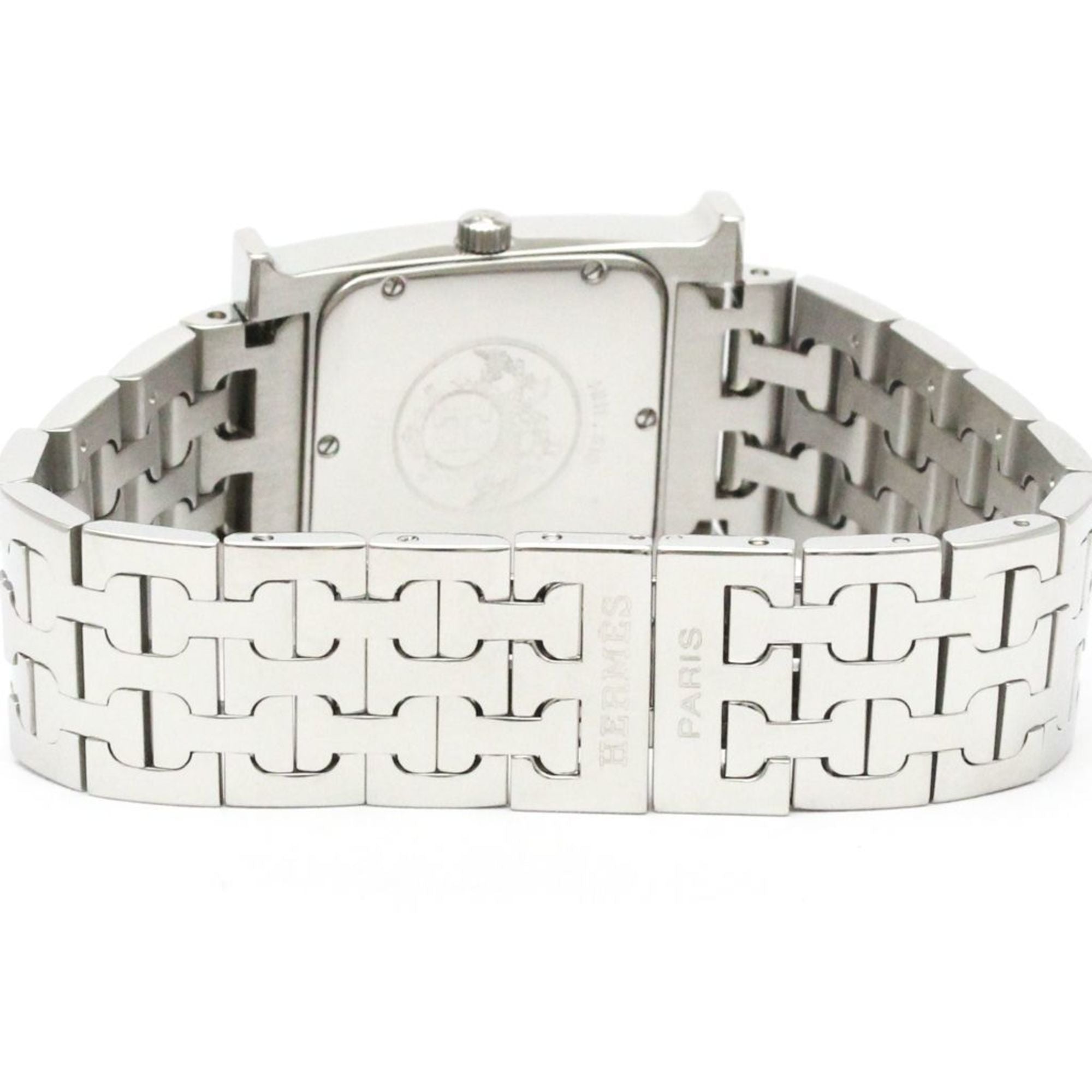 Hermes Heure H Quartz Stainless Steel Watch (Pre-Owned)