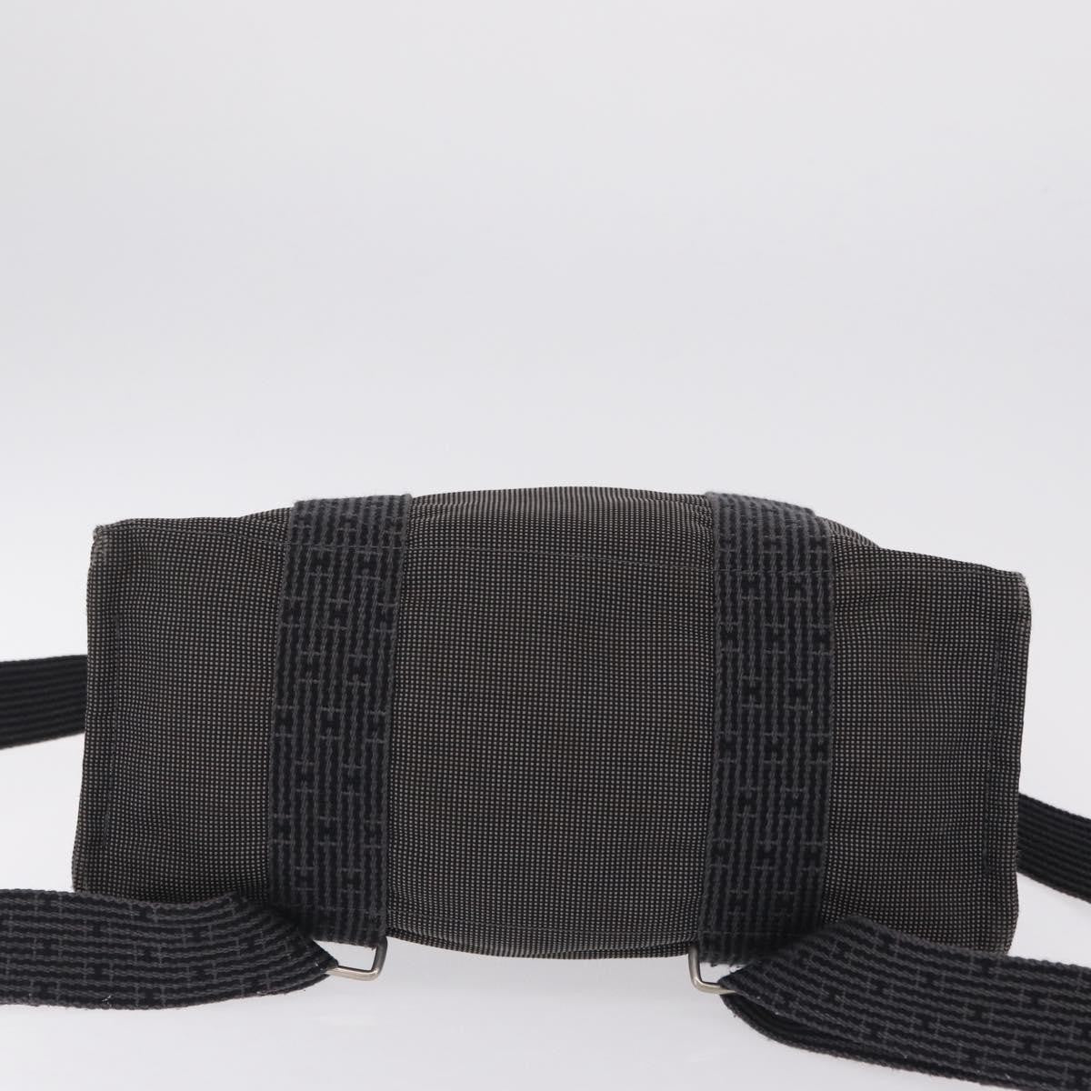 Hermes Herline Canvas Gray Canvas Backpack Bag (Pre-Owned)