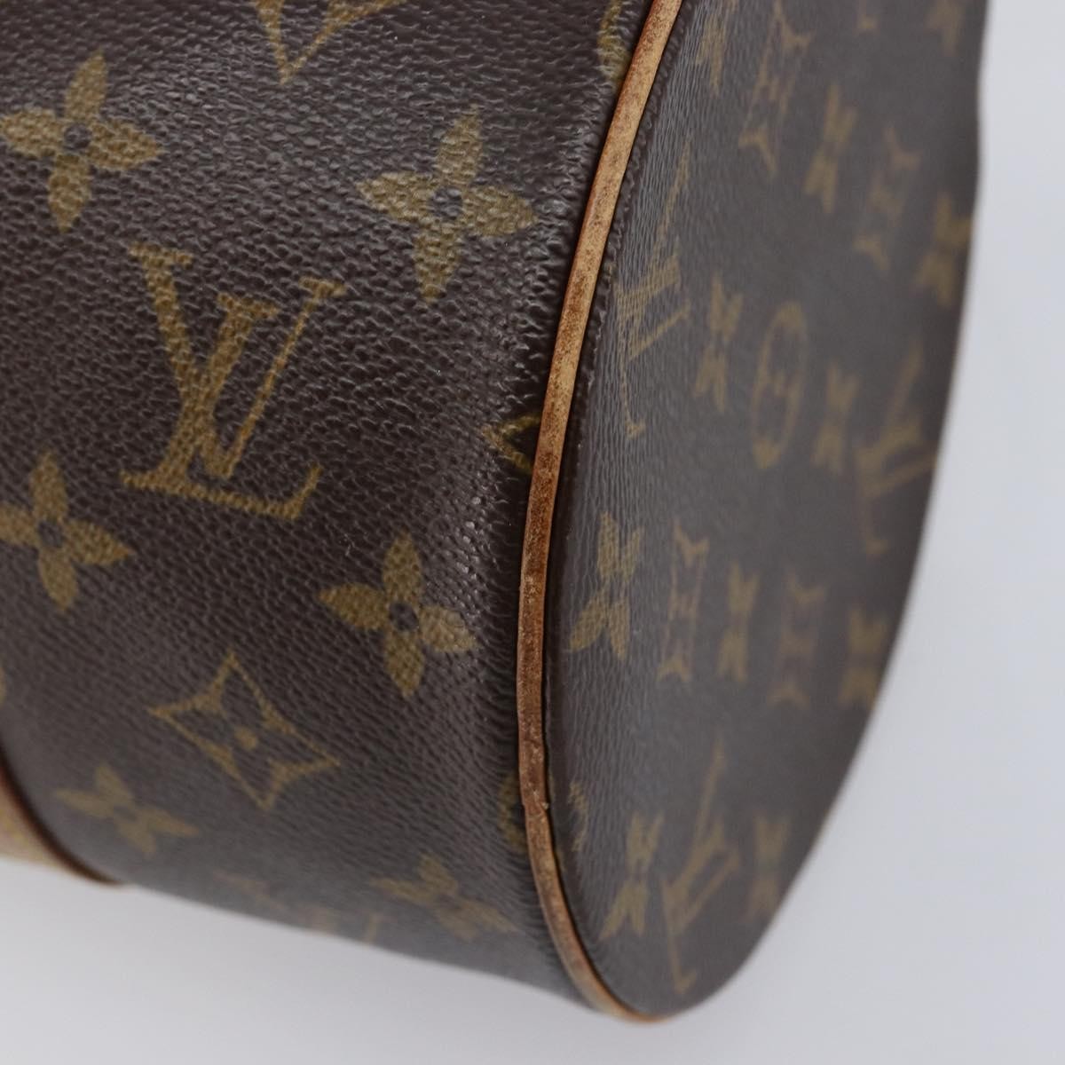 Louis Vuitton Papillon Monogram Canvas Brown Canvas Handbag (Pre-Owned)