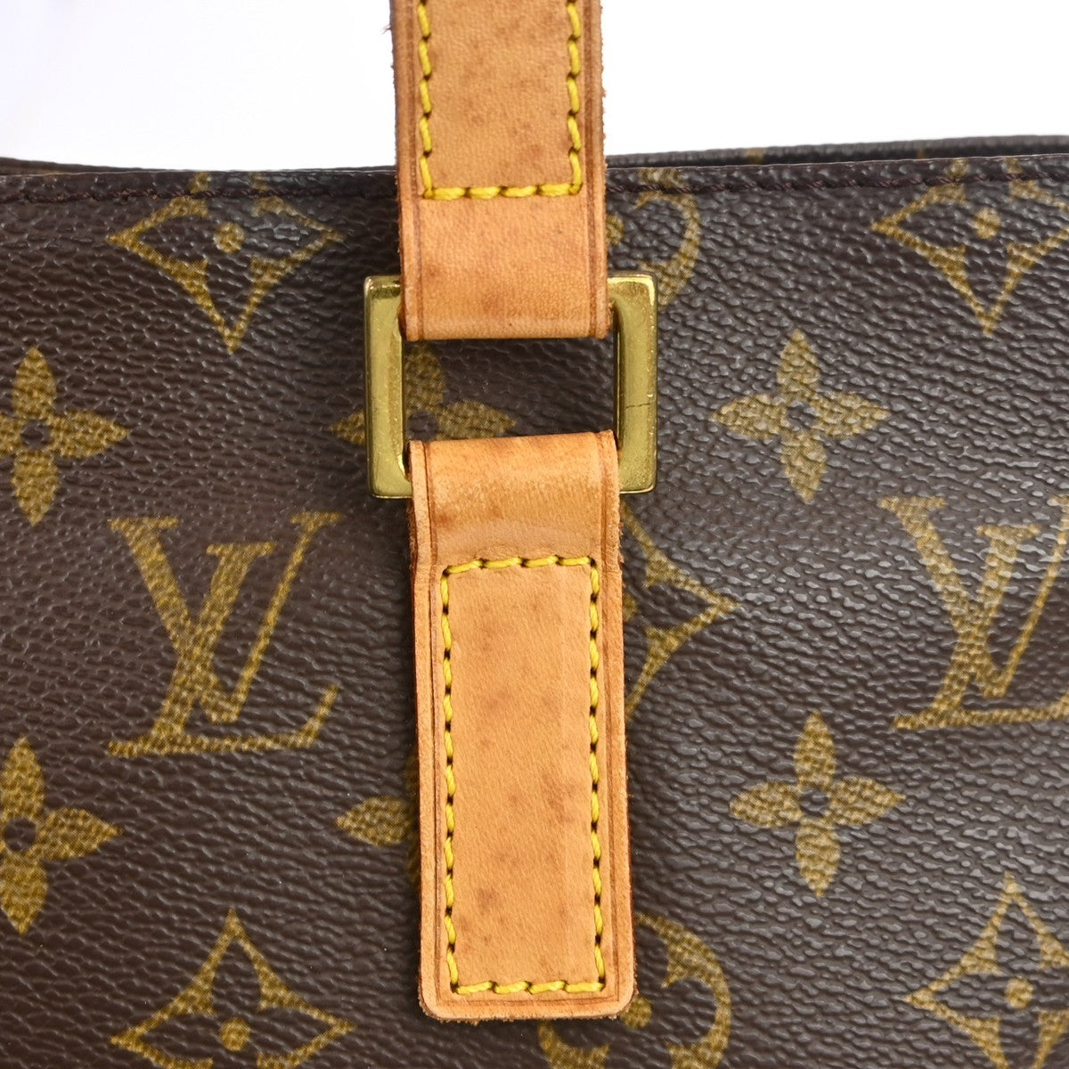 Louis Vuitton Cabas Piano Damier Ebene Brown Canvas Tote Bag Bag (Pre-Owned)