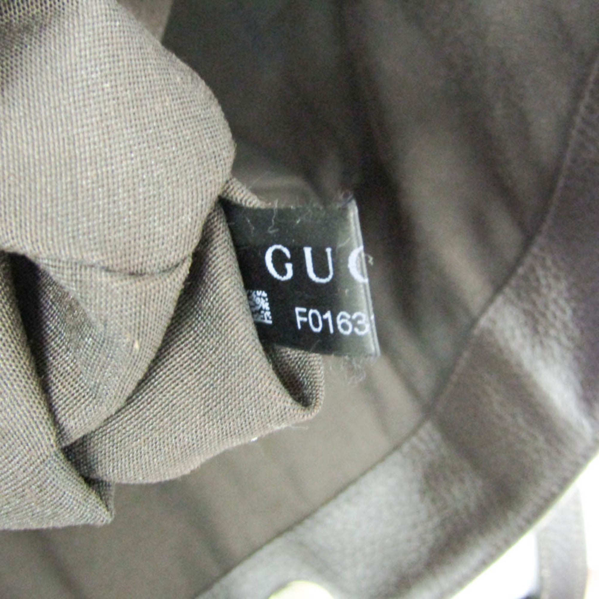 Gucci Vintage Tote Canvas Beige Canvas Tote Bag Bag (Pre-Owned)