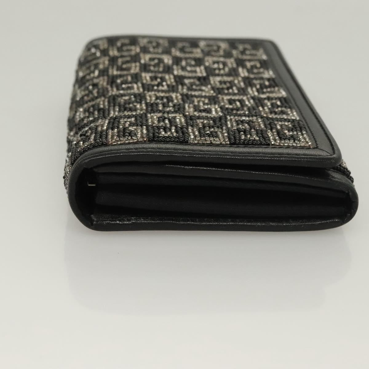 Givenchy Gv3 Leather Black Beads Wallets Accessory (Pre-Owned)