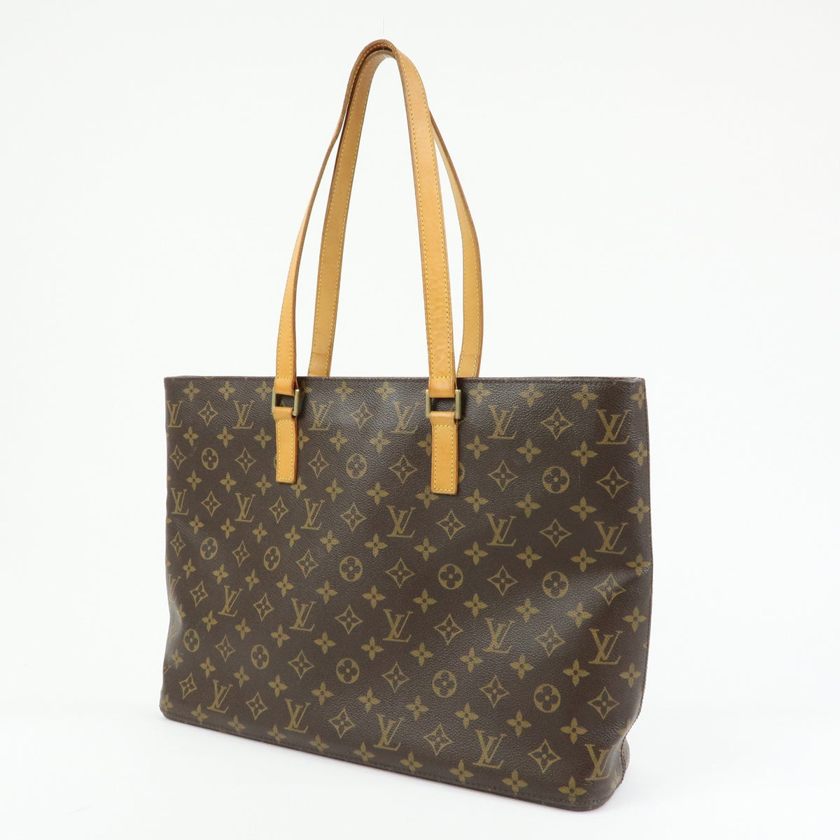 Louis Vuitton Luco Monogram Canvas Brown Canvas Handbag (Pre-Owned)