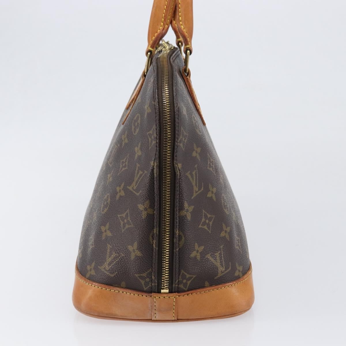 Louis Vuitton Alma Monogram Canvas Brown Canvas Handbag (Pre-Owned)