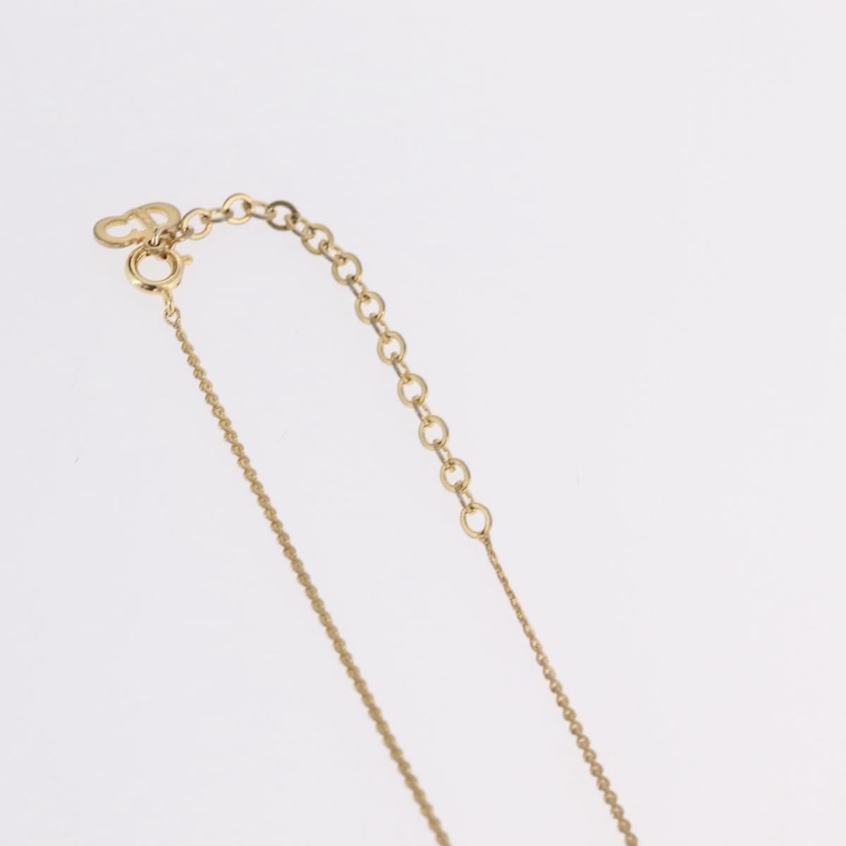 Christian Dior Cd Pendant Metal Gold Metal Necklace Jewelry (Pre-Owned)
