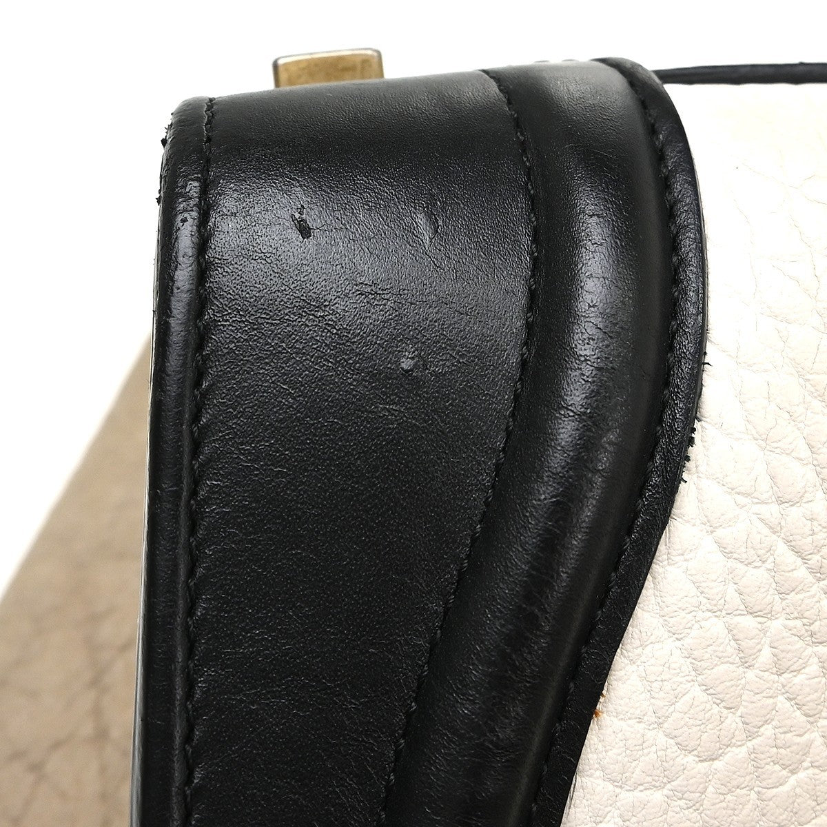 Celine Tricolor Luggage Leather Beige Leather Handbag (Pre-Owned)