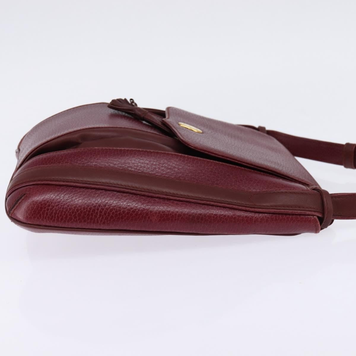 Cartier Must De Cartier Leather Burgundy Leather Bag (Pre-Owned)