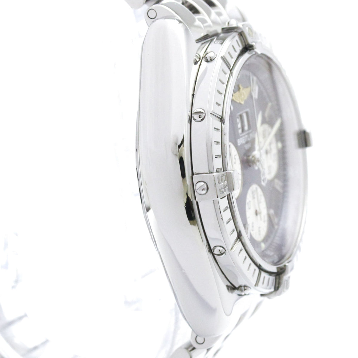 Breitling Windrider Crosswind Chronograph Automatic Stainless Steel Watch (Pre-Owned)