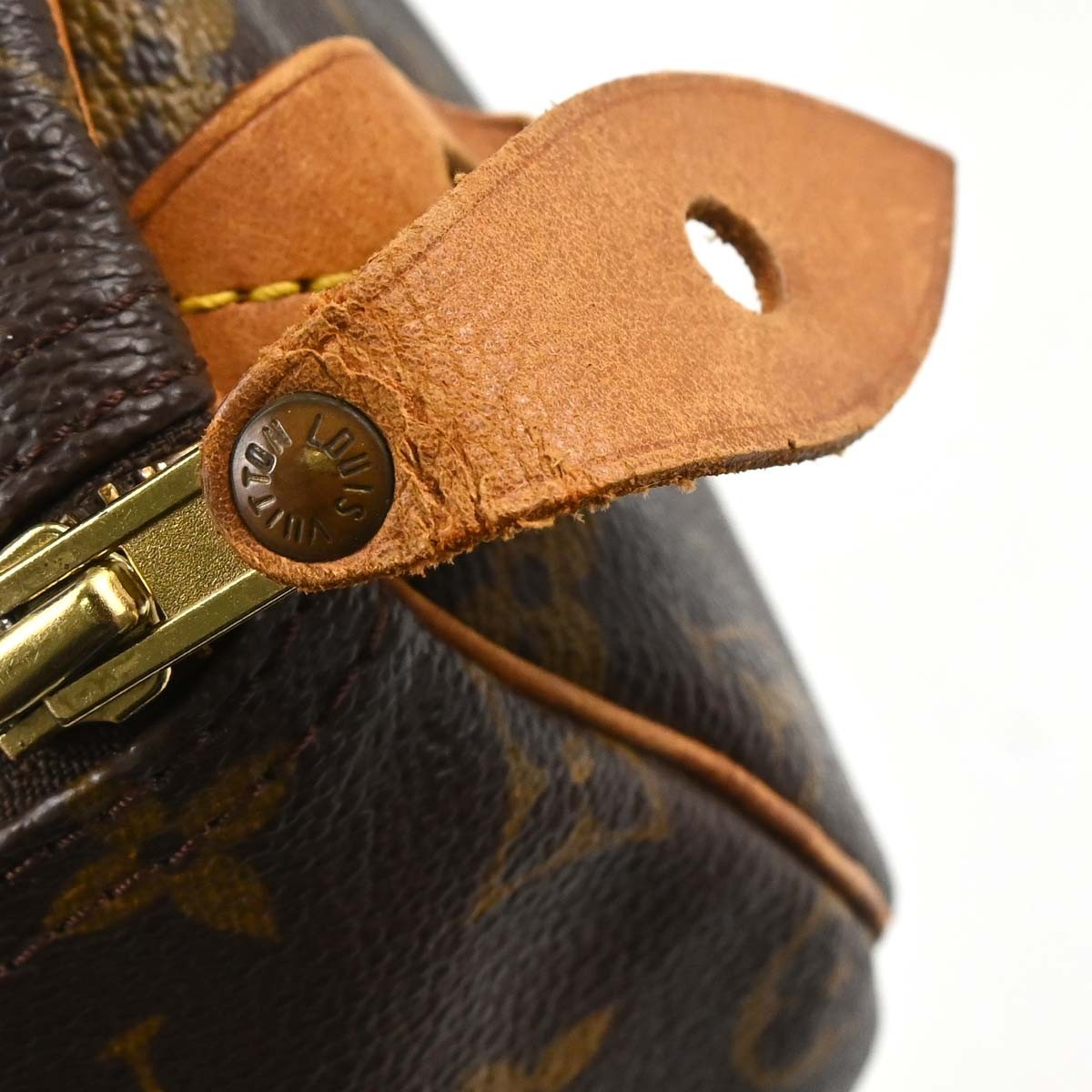Louis Vuitton Speedy Monogram Canvas Brown Canvas Handbag (Pre-Owned)