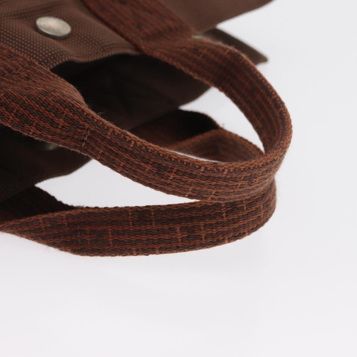 Hermes Fourre-Tout Herline Canvas Brown Canvas Tote Bag Bag (Pre-Owned)
