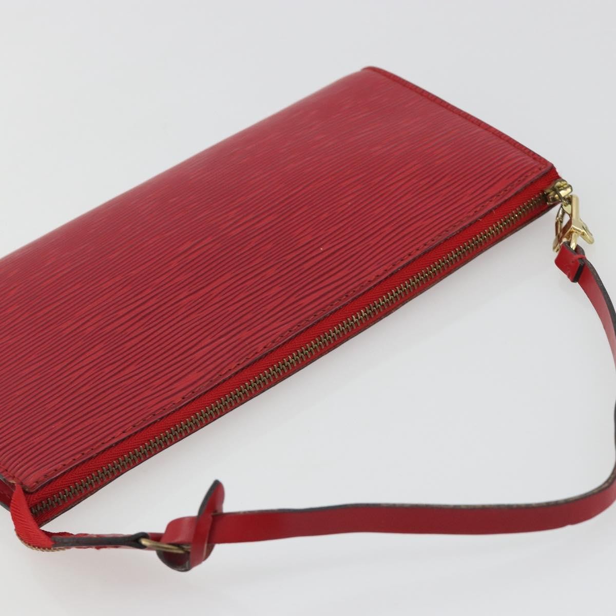 Louis Vuitton Pochette Accessoires Epi Red Leather Clutche & Pouche Bag (Pre-Owned)