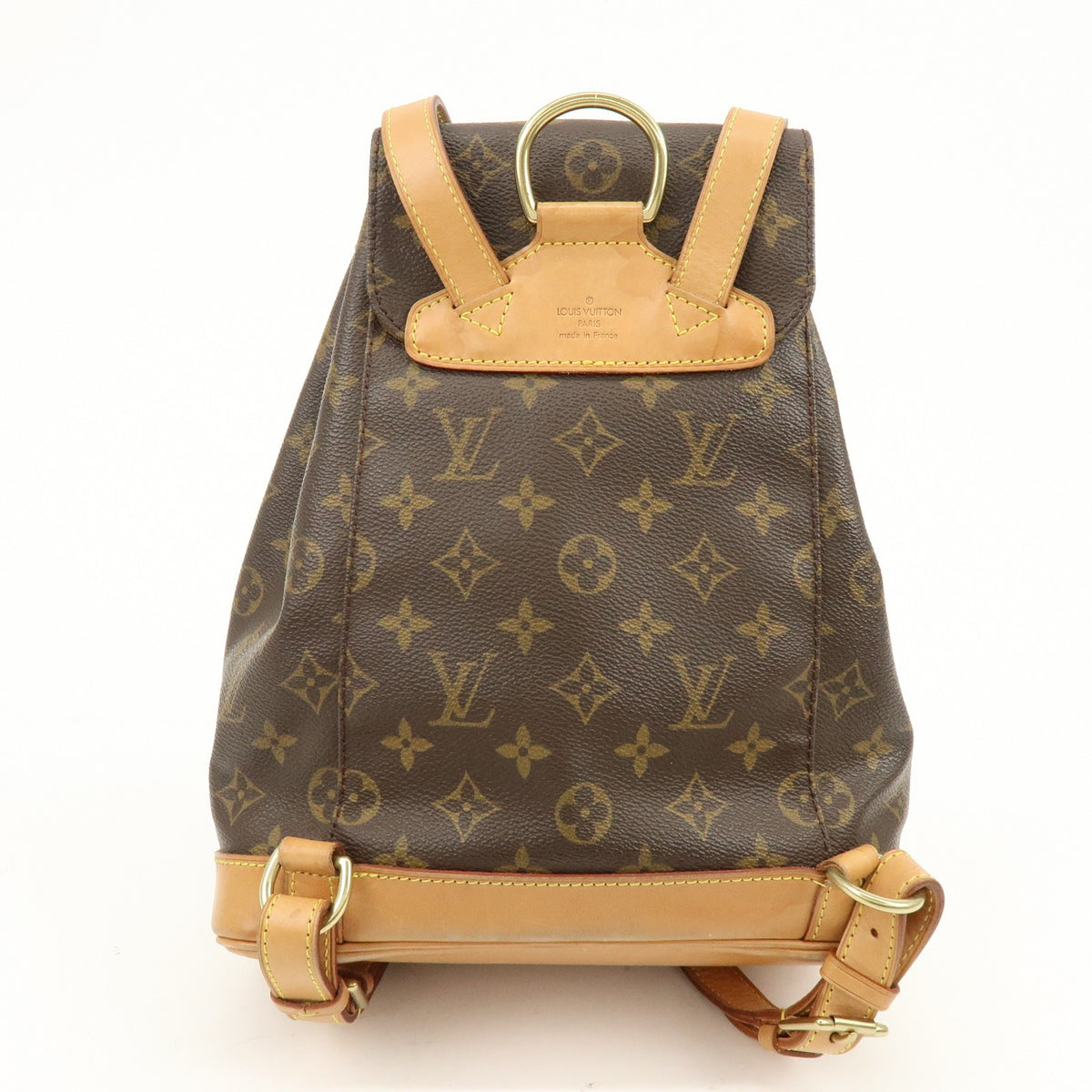 Louis Vuitton Vintage Montsouris Monogram Canvas Brown Canvas Backpack Bag (Pre-Owned)