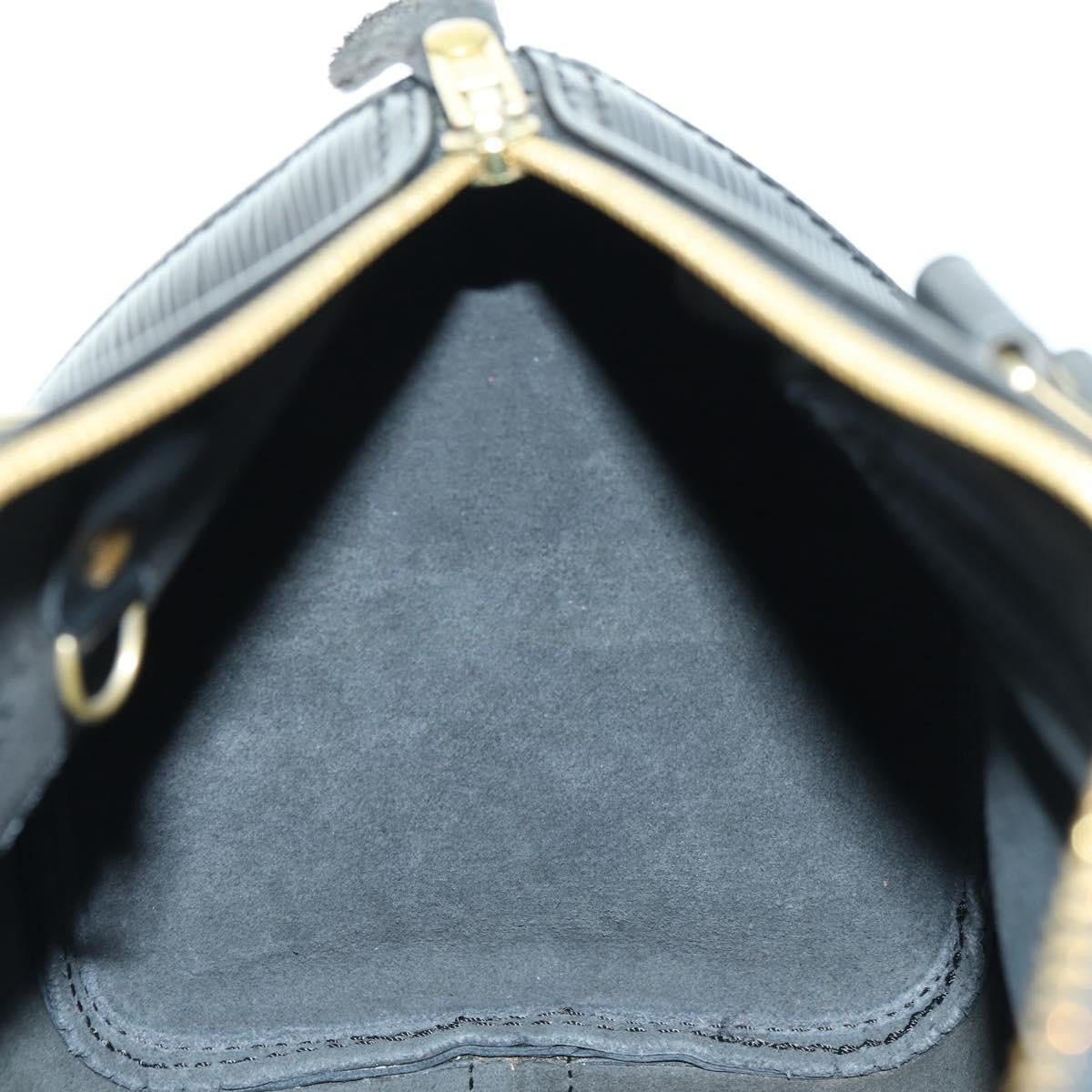 Louis Vuitton Speedy Epi Leather Black Leather Handbag (Pre-Owned)