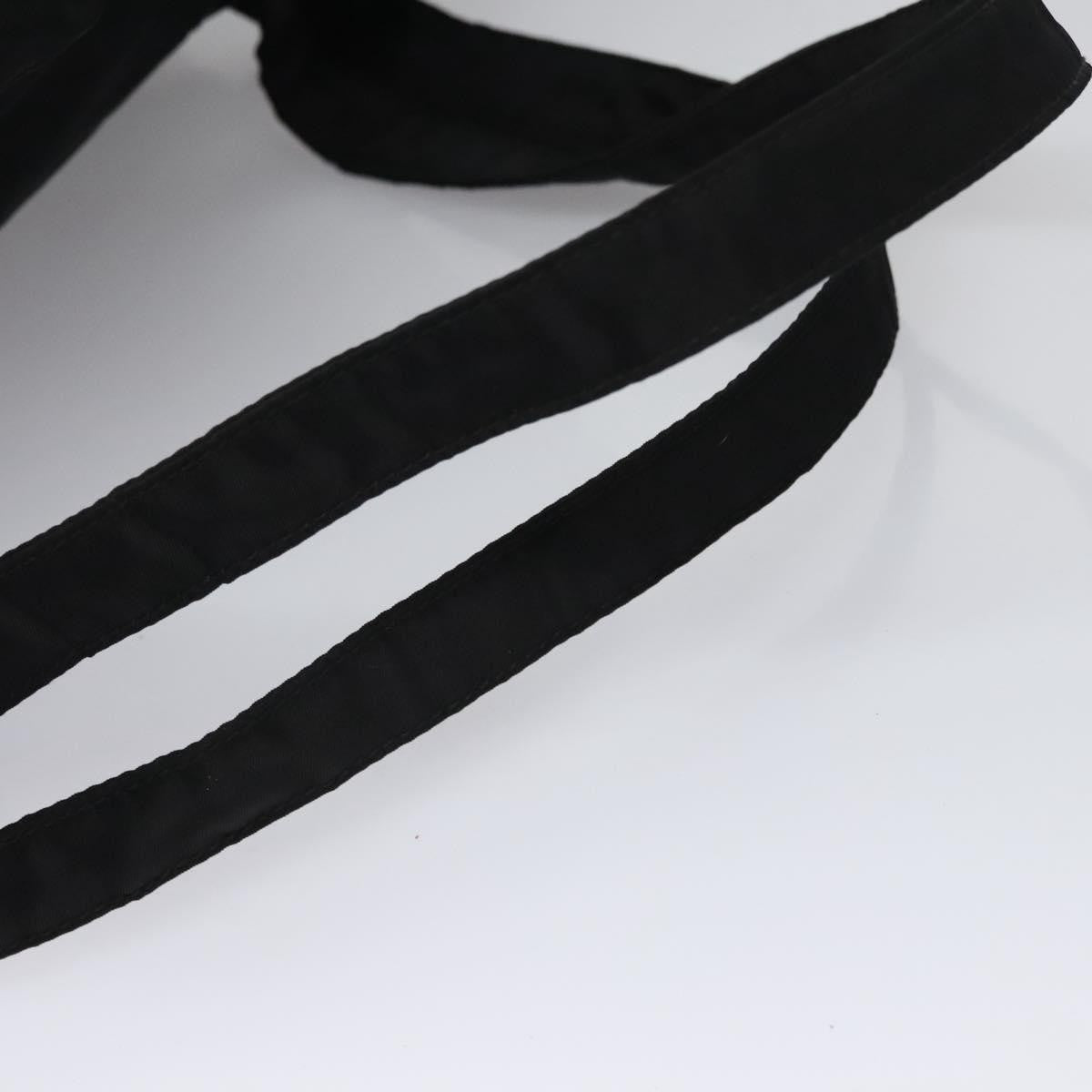 Prada Flap Drawstring Tessuto Black Nylon Backpack Bag (Pre-Owned)