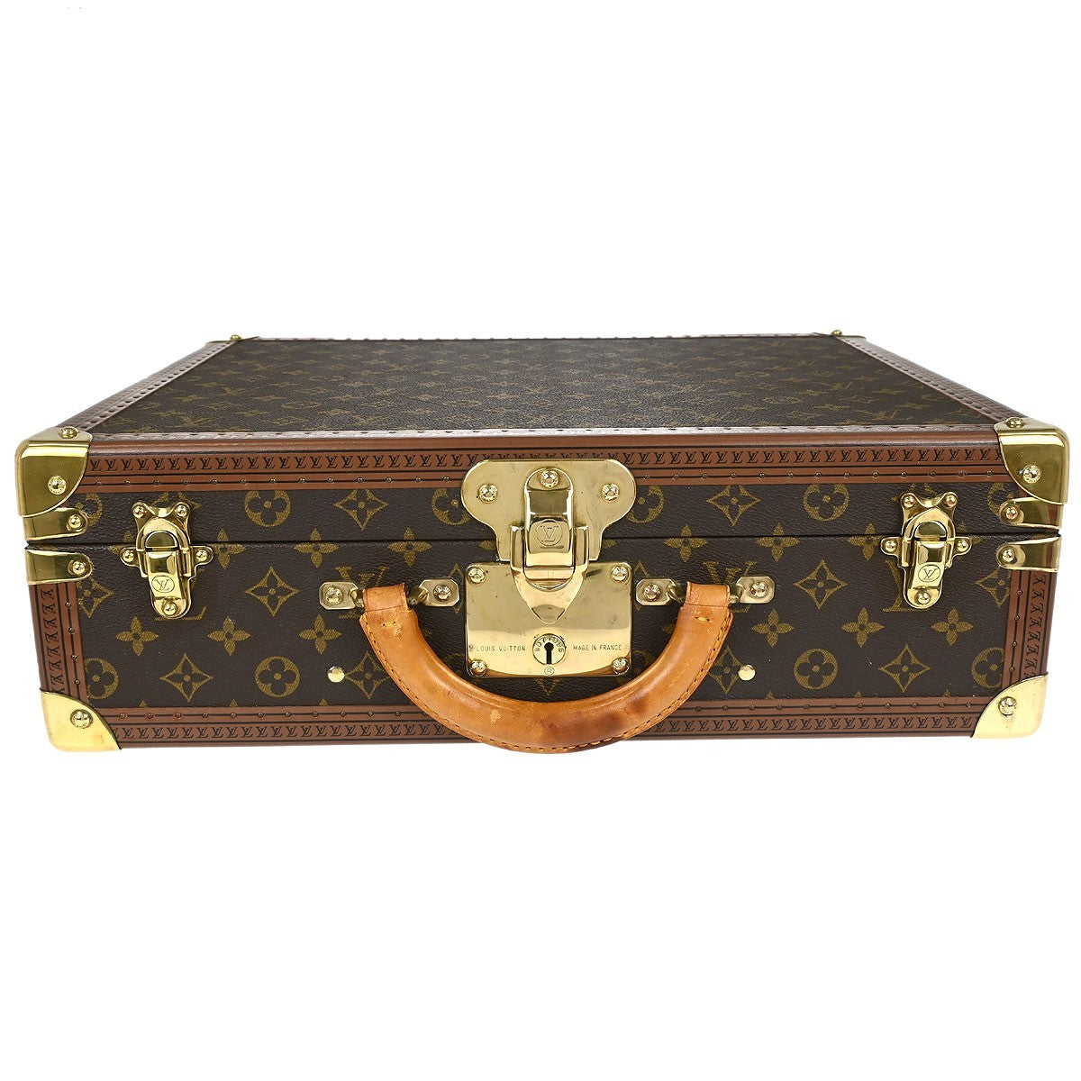 Louis Vuitton Cotteville Trunk Monogram Canvas Brown Canvas Travel Bag Bag (Pre-Owned)