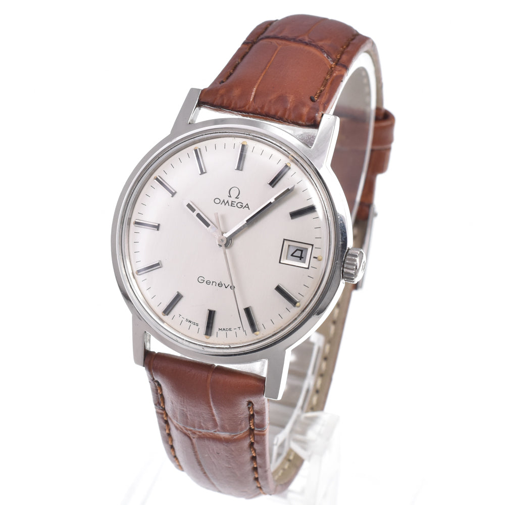Omega Vintage Genéve Manual Stainless Steel Watch (Pre-Owned)