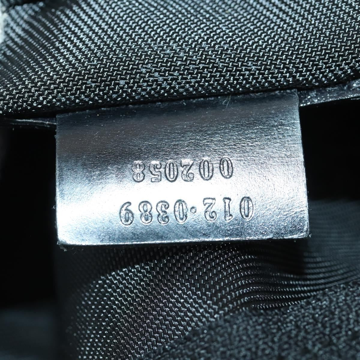 Gucci Vintage Nylon Black Nylon Travel Bag Bag (Pre-Owned)