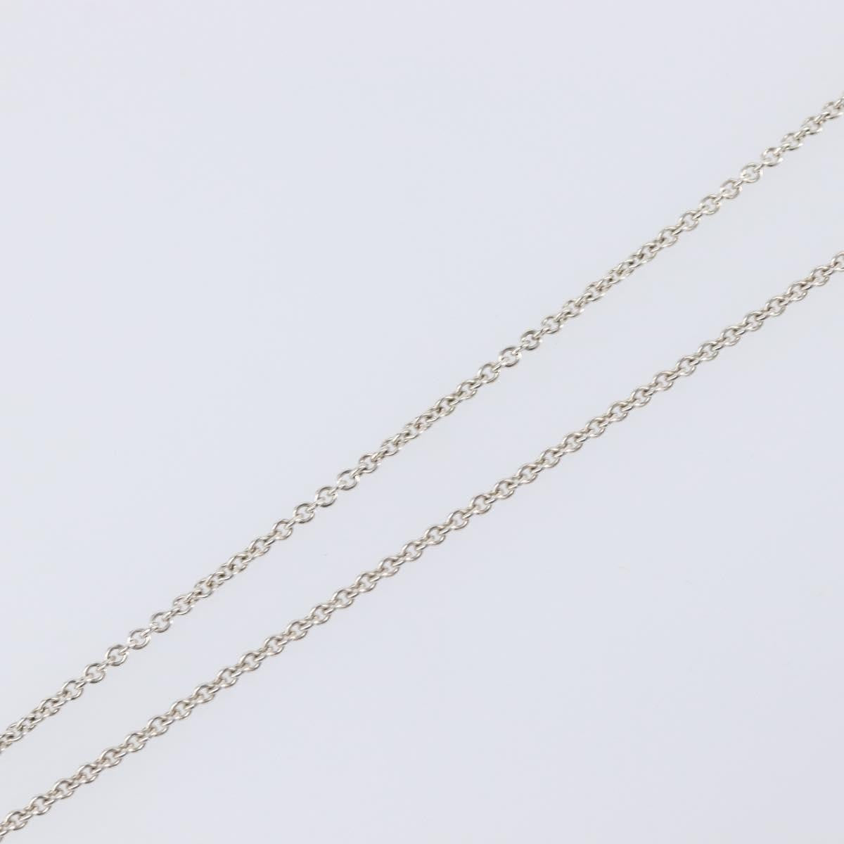 Tiffany & Co. Elsa Peretti Open Heart Pendant Sterling Silver Silver Silver Necklace Jewelry (Pre-Owned)