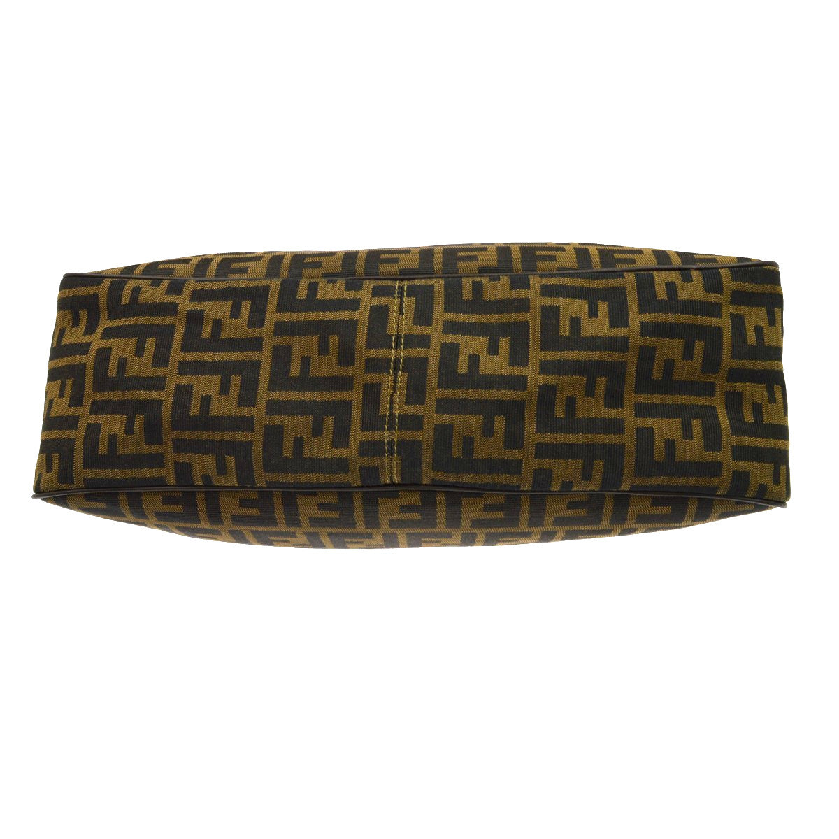 Fendi Zucca Tote Canvas Brown Canvas Handbag (Pre-Owned)