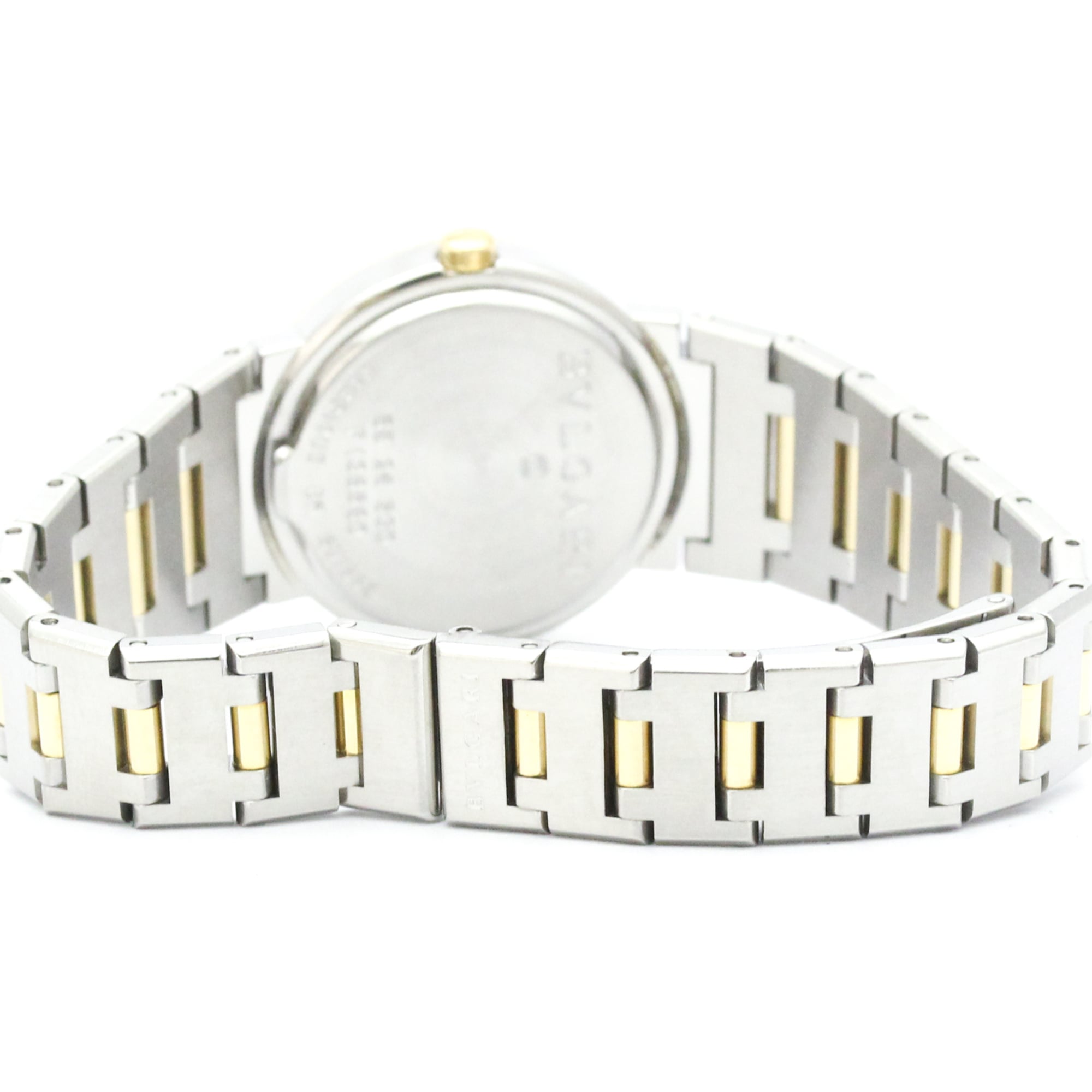 Bvlgari Bvlgari Quartz Stainless Steel And Yellow Gold Watch (Pre-Owned)