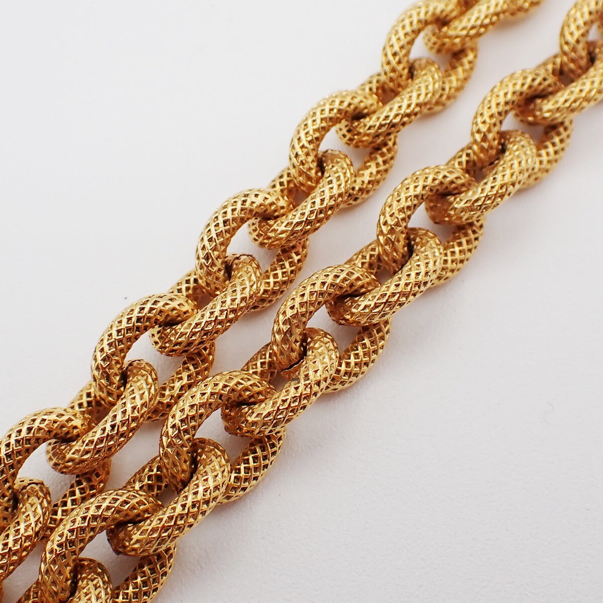 Chanel Vintage Cc Logo Chain Charm Pendant Gold-Plated Gold Gold_Plated Necklace Jewelry (Pre-Owned)