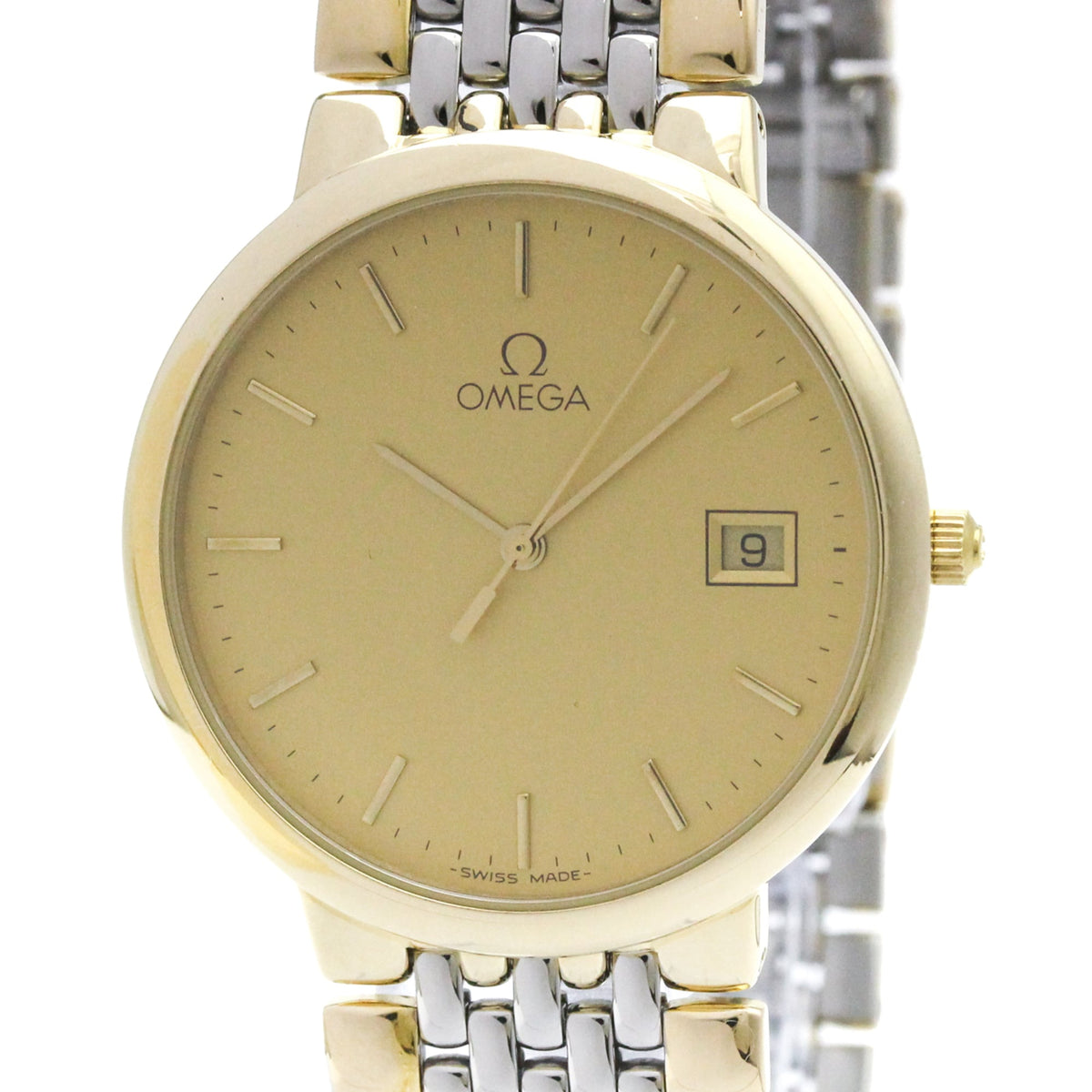 Omega De Ville Quartz Stainless Steel Watch (Pre-Owned)