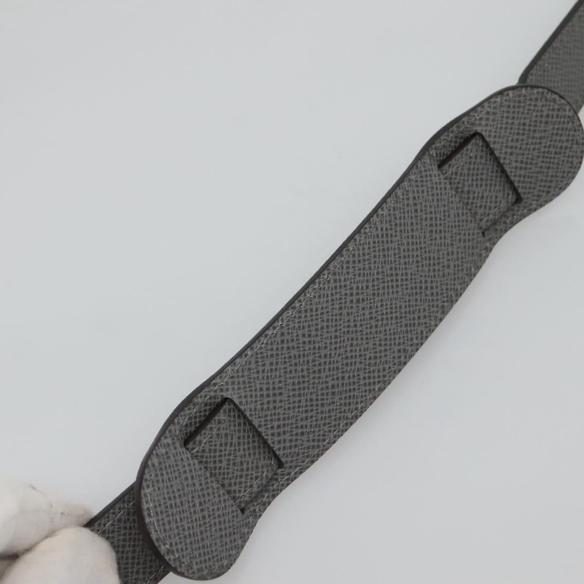 Louis Vuitton Adjustable Shoulder Strap Leather Gray Leather Straps Accessory (Pre-Owned)