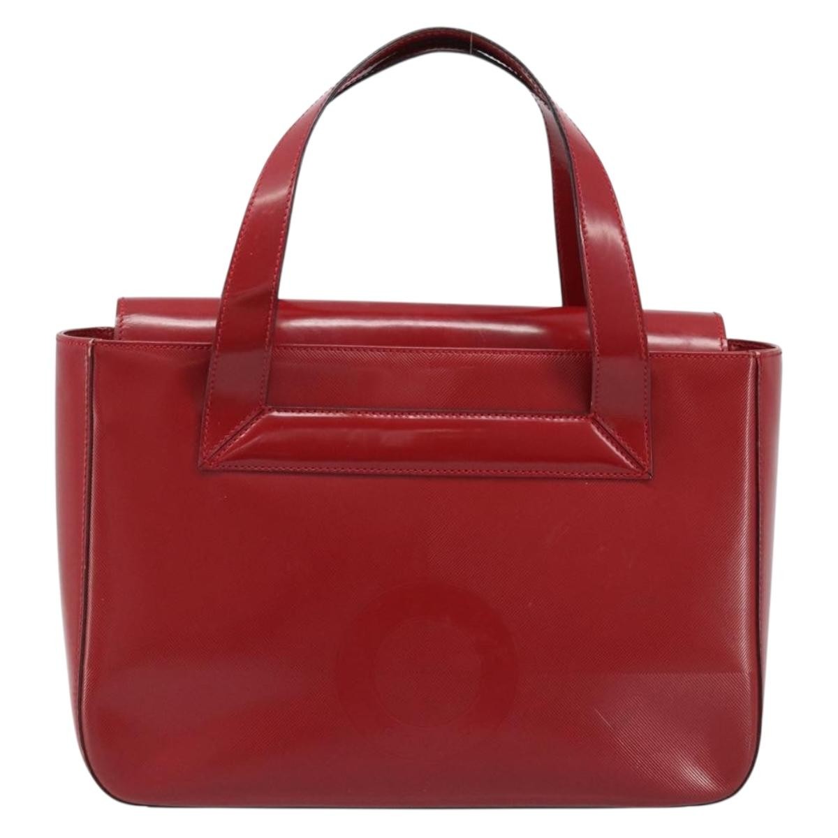 Celine Vintage Leather Red Leather Handbag (Pre-Owned)