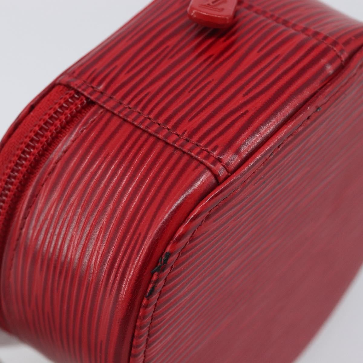 Louis Vuitton Ecrin Bijoux Epi Leather Red Leather Jewelry Set Jewelry (Pre-Owned)